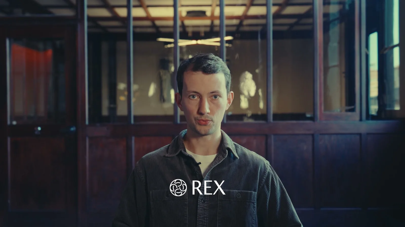 Merlin Kafka introducing Rex in the launch film