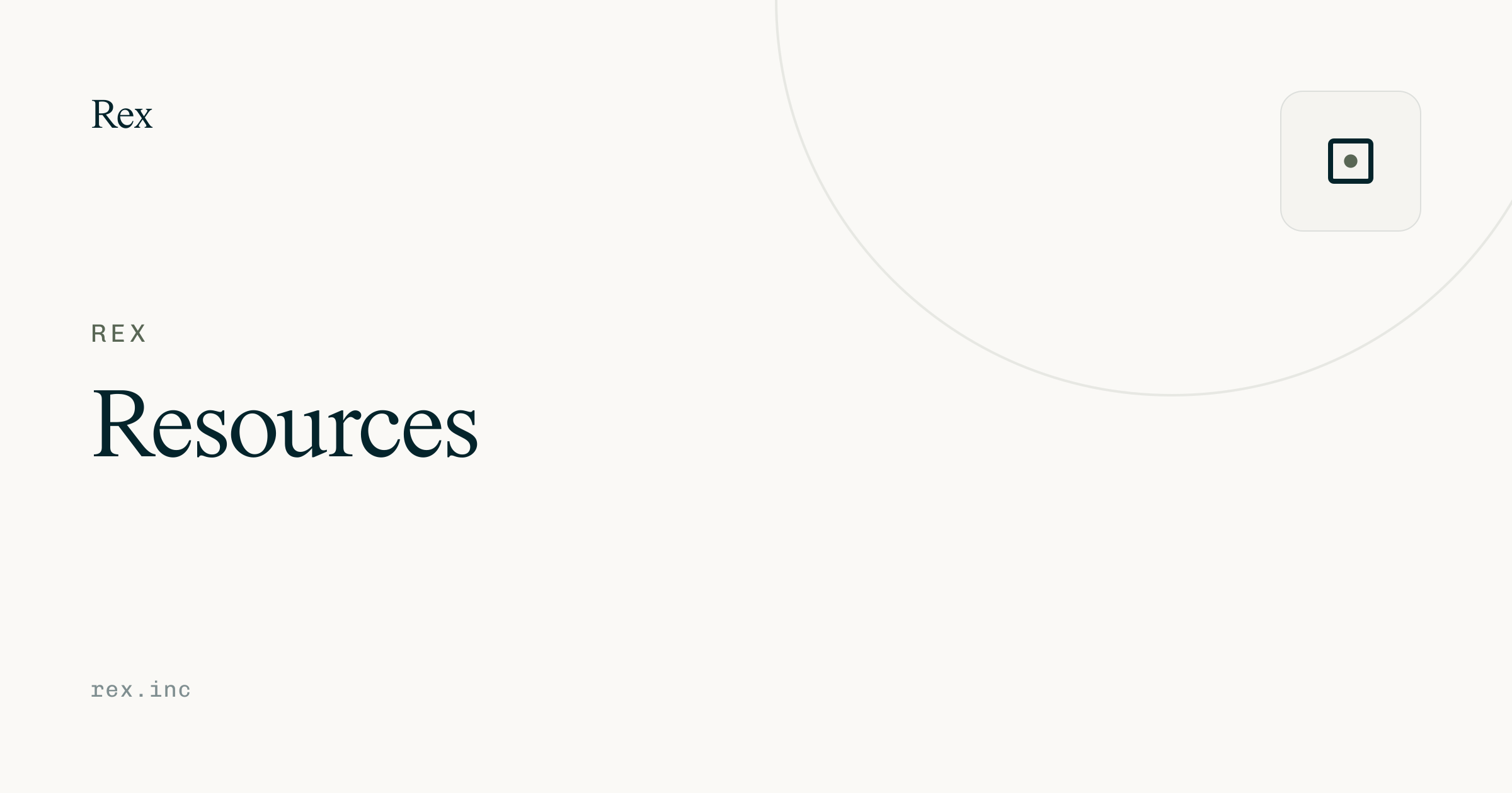 Rex | Resources